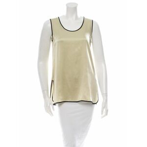 FENDI Gold-Tone Sleeveless Top